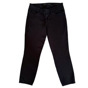 Guess black jeans women’’s size 28 crop mid rise classic preppy S526